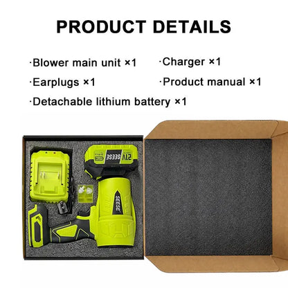 SEESE Turbo Jet Leaf Blower,Cordless Leaf Blower, Violent Turbo Fan, Pure Copper Motor,Car Drying after Wash, Handheld Snow Blower,Cordless Turbo Power Air Duster,Home Improve,Garden Mainte Holiday Gifts, Halloween Gifts