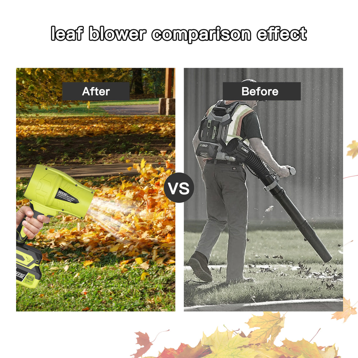 SEESE Turbo Jet Leaf Blower,Cordless Leaf Blower, Violent Turbo Fan, Pure Copper Motor,Car Drying after Wash, Handheld Snow Blower,Cordless Turbo Power Air Duster,Home Improve,Garden Mainte Holiday Gifts, Halloween Gifts