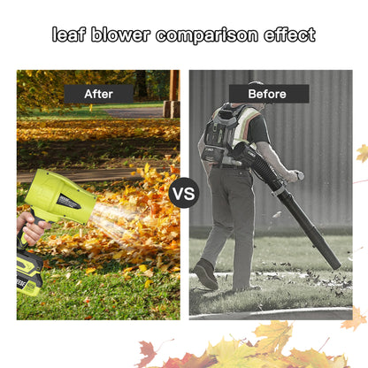 SEESE Turbo Jet Leaf Blower,Cordless Leaf Blower, Violent Turbo Fan, Pure Copper Motor,Car Drying after Wash, Handheld Snow Blower,Cordless Turbo Power Air Duster,Home Improve,Garden Mainte Holiday Gifts, Halloween Gifts
